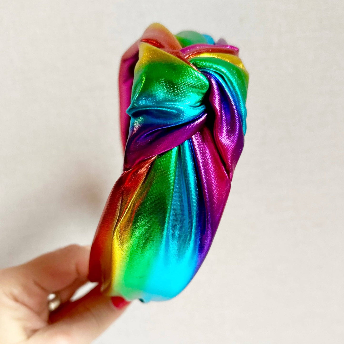 Rainbow Metallic Headband