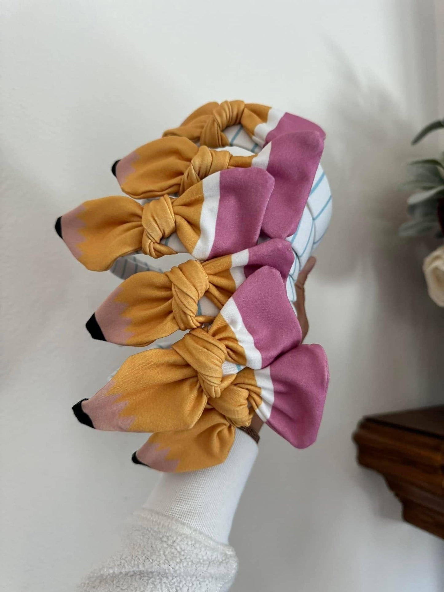 #2 Pencil Bow School Girl Headband